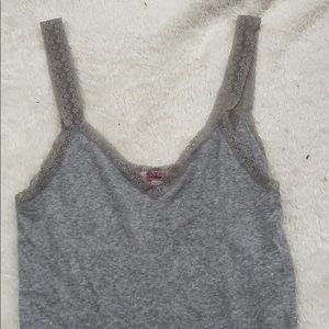 Lace Grey Tank top